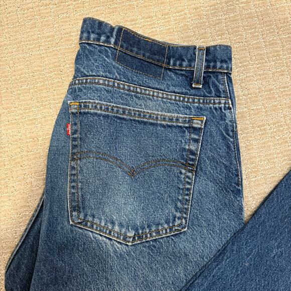 VTG 90s Levi's 505‎ Light Wash Straight Leg 38X30 Jeans Made in USA Faded - Picture 3 of 8